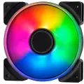 Fractal Design Prisma AL-12 ARGB PWM - Kabinet køler - 120mm - Hvid - 33 dBA