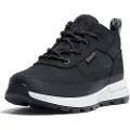 Timberland Timberlandtil drenge. TB0A2GKT0151 Træningssko med snørebånd i læder Field Trekker sort (40), Fast, Blonder, Casual, børnetøj
