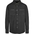 Build Your Brand Denim Skjorte Med Lange ærmer