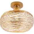 QAZQA Design loftslampe guld - Sarella