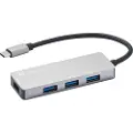 Sandberg 4-Port USB-C Hub USB hub - 4 ports - Grå
