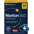 Norton 360 Premium (1 år / 10 enheder) + 75 GB Sky lagring (Seneste version + gratis opdateringer)