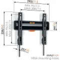 Vogel's Tvm 3205 Comfort Wall Mount Fixed 15-50" 30kg