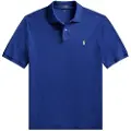 Ralph Lauren Polo Ralph Laurentil mænd. 710782592009 Navy pique polo shirt (XXL), Casual, Bomuld, Korte ærmer, Blå