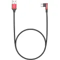 Cirafon Sync/charge Cable Usb-c Usb 1.0m Black/red Q 1m. Usb A Usb C Sort, Rød