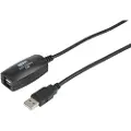 Prokord Usb-kabel 15m. Usb A Usb A Sort
