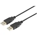 Prokord Usb-kabel 0.5m. Usb A Usb A Sort