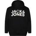 Jack & jones Crop Logo Pluse Size Hættetrøje