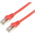 Prokord Netværkskabel Lszh Rj-45 Cat6a 0.3m. Rød