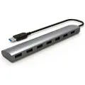 Prokord 7-port Usb-hub Med Strømforsyning – Usb 3.0, Hurtig Dataoverførse Usb 3.2 Gen 1 (3.1 Gen 1) Type-a Usb 3.2 Gen 1 (3.1 Gen 1) Type-a