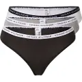 Tommy Hilfiger Tommy Hilfigertil kvinder. UW0UW02829 Pakke 3 g-strenge Logo hvid, sort, grå (M), Afslappet, Bomuld