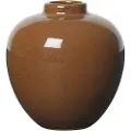 Ferm Living Vase ARY 7,5 cm, brun, stentøj, ferm LIVING