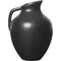 Ferm Living Vase ARY 10 cm, sort, stentøj, fast LIVING