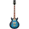 Ibanez AR520HFM Semi Hollowbody Light Blue Burst - Ex Demo