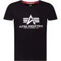 Alpha industries Basic Kortærmet V-hals T-shirt