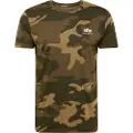 Alpha industries Basic Small Logo Camo T-shirt Med Korte ærmer