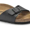 Birkenstock Birkenstocktil kvinder. 40793 Sandaler Madrid sort (46), Fast, Ingen, Casual