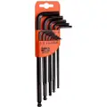 Bahco Set Of 12 Imperial And Phosphated Long Unbrakonøglesæt