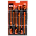 Bahco Sæt Med 6 Ph1ph2-spor-og Phillips-skruetrækkere Med Gummihåndtag 3-6.5 Mm