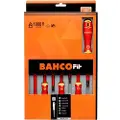 Bahco Elektrisk Isolert Sæt Med Slids-og Pozidriv-skruetrækkere Med Flerkomponenthåndtag 7 Enheder