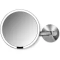 Simplehuman fastmonteret vægmonteret sensor spejl, børstet rustfrit stål