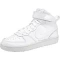 Nike Court Borough Mid 2-sko til større børn - hvid