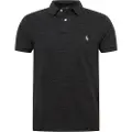 Ralph Lauren Polo Ralph Laurentil mænd. 710680784011 Custom Fit piqué polo shirt sort (XL), Bomuld, Korte ærmer