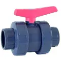 Cepex 02461 Ø110 Dn80 Pn16 Standard Kugleventil Hun Løsningsmiddelsokkel O-ringe I Epdm Blå Prik