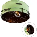 QAZQA Industriel loftslampe grøn 35 cm - Barril