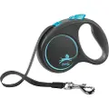 Flexi Black Design båndline sort, 5 m - M: op til 25 kg