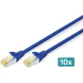 Digitus patch cable - 5 m - blue - Blå - 5 meter