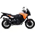 Arrow Maxi Race Tech Dark 1050/1190/1290 17-20 Aluminium&carbon Homologeret Lyddæmper