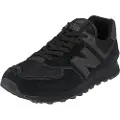 New Balance New Balancetil mænd. ML574V3 Træningssko 574 Core sort (47.5), Læder, Fast, Blonder, Casual