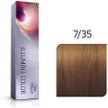 Wella Professionals HaarfarverIllumina Color No. 7/35 Mellemblond gylden-mahogni 60 ml (1.417,00 kr / 1 l)