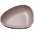 Lind DNA Dybtallerken KURVE 22 cm, varm grå, stentøj, LIND DNA