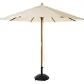 Cinas - Parasol (altan) Ø1,8 m polyester - Hvid - Parasoller - - Homeroom