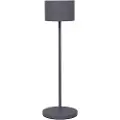Blomus - Mobil lampe LED Farol 35,5 cm - Grå - Genopladelige lamper - - Homeroom