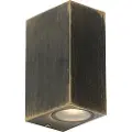 QAZQA Moderne væglampe Antik guld 2-lys IP44 - Baleno
