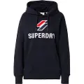 Superdry Code Sl Stacked Apq Os Hættetrøje