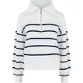 Y.A.S Deli Halv Lynlås Sweater