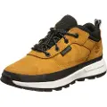 Timberland Timberlandtil drenge. TB0A2G3U2311 Field Trekker lædersko med snørebånd, gul (35), Fast, Blonder, Casual, børnetøj