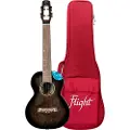 Flight Nighthawk Tenor Electro Ukulele Black Stain - Nearly New