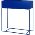 Ferm Living Urtepotte PLANT BOX 60 cm, blå, jern, fast LIVING