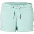 Superdry Superdrytil kvinder. W7110286A Shorts i økologisk bomuldsstrik med logo Vintage Logo green (L), Casual, Sport, Grøn, Økologisk bomuld, Bæred