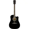 Fender FA-125CE Dreadnought Electro Acoustic WN Black