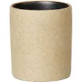 Ferm Living tandbørste kop BON 6,5 cm, sand, porcelæn, fast LIVING