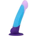 Blush Novelties Purple Haze - farverig sugekop dildo