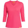 IQ-UV Uv 50+ V-neck Dame T-shirt Med 3/4 ærmer