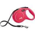Flexi New Classic Rulleline - Tape Leash - Rød - L