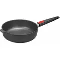 Woll Sauterpande TITANIUM NOWO 26 cm, aftageligt håndtag, titanium, WOLL